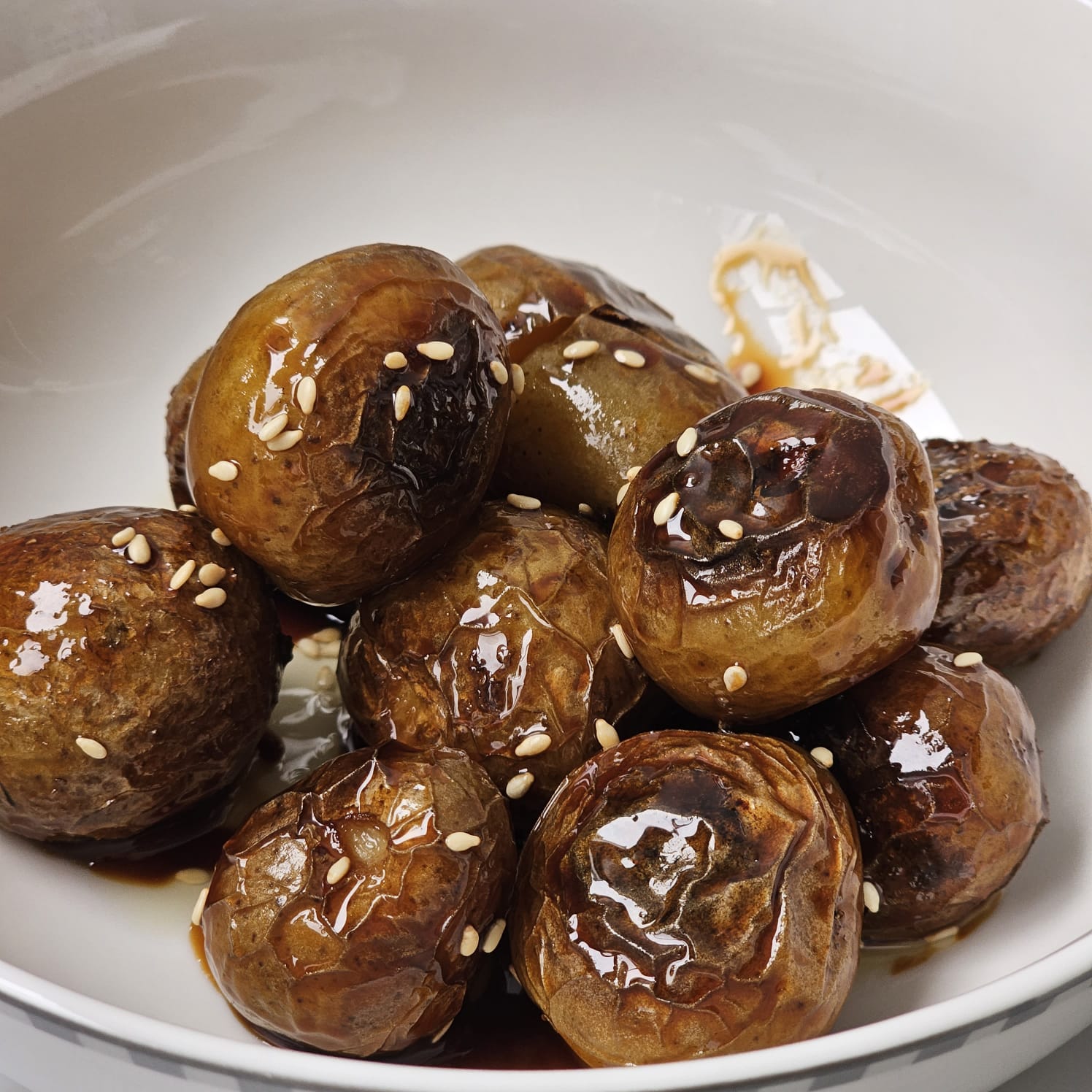 Sweet and Sticky Tingly Potato Bites – 50Hertz Tingly Foods