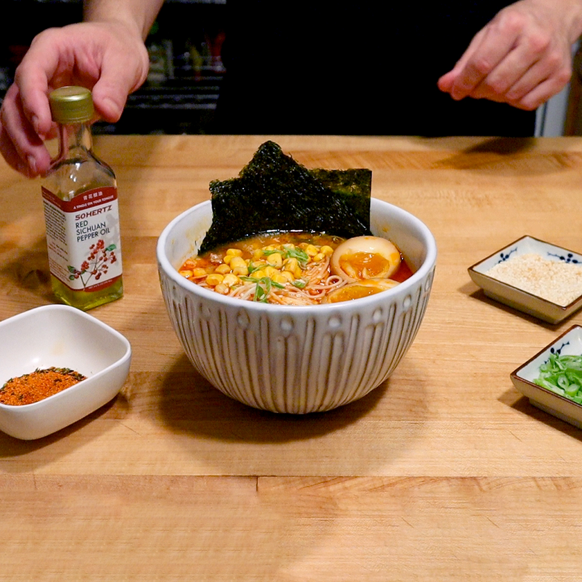 Homemade Tingly and Spicy Miso Ramen – 50Hertz Tingly Foods