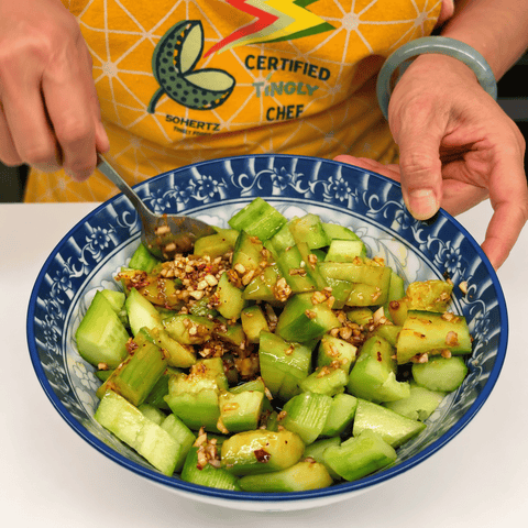 Mama Zhao’s Sichuan-Style Smashed Cucumber Salad 拍黄瓜
