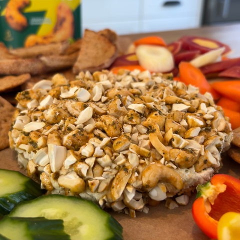 Tingly Crusted Cashew Cheese