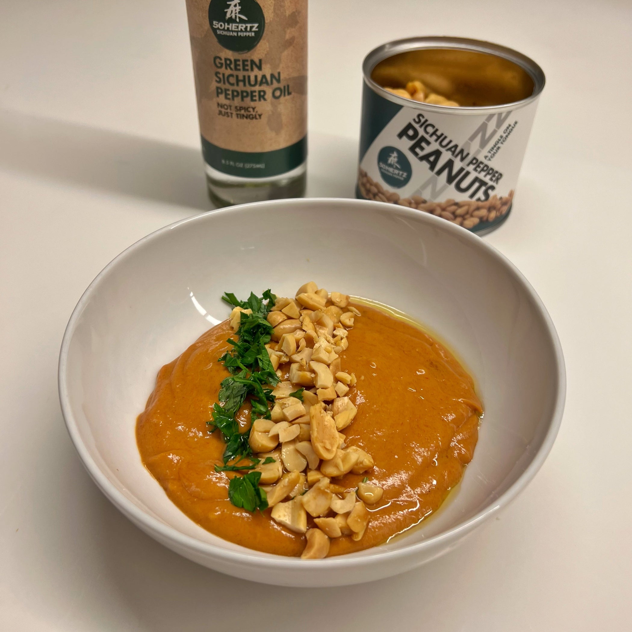 Tingly Vegetable Tingly Hot Garlic Peanut Dipping Sauce – 50Hertz Tingly Foods