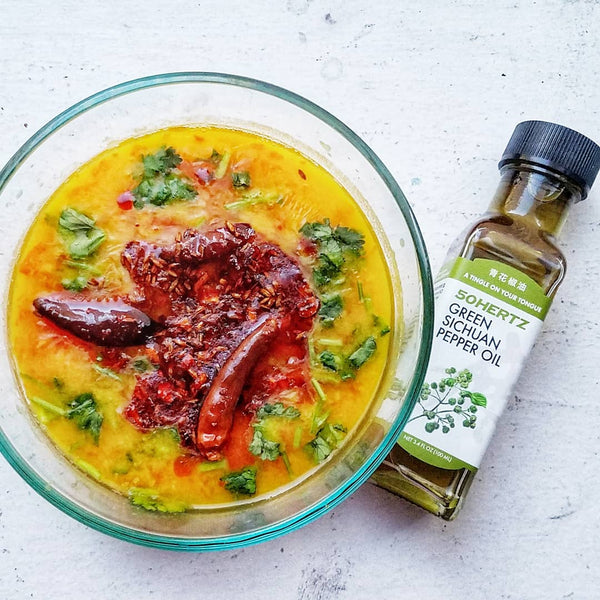 India meets Sichuan - Tingly Daal (lentils stews)