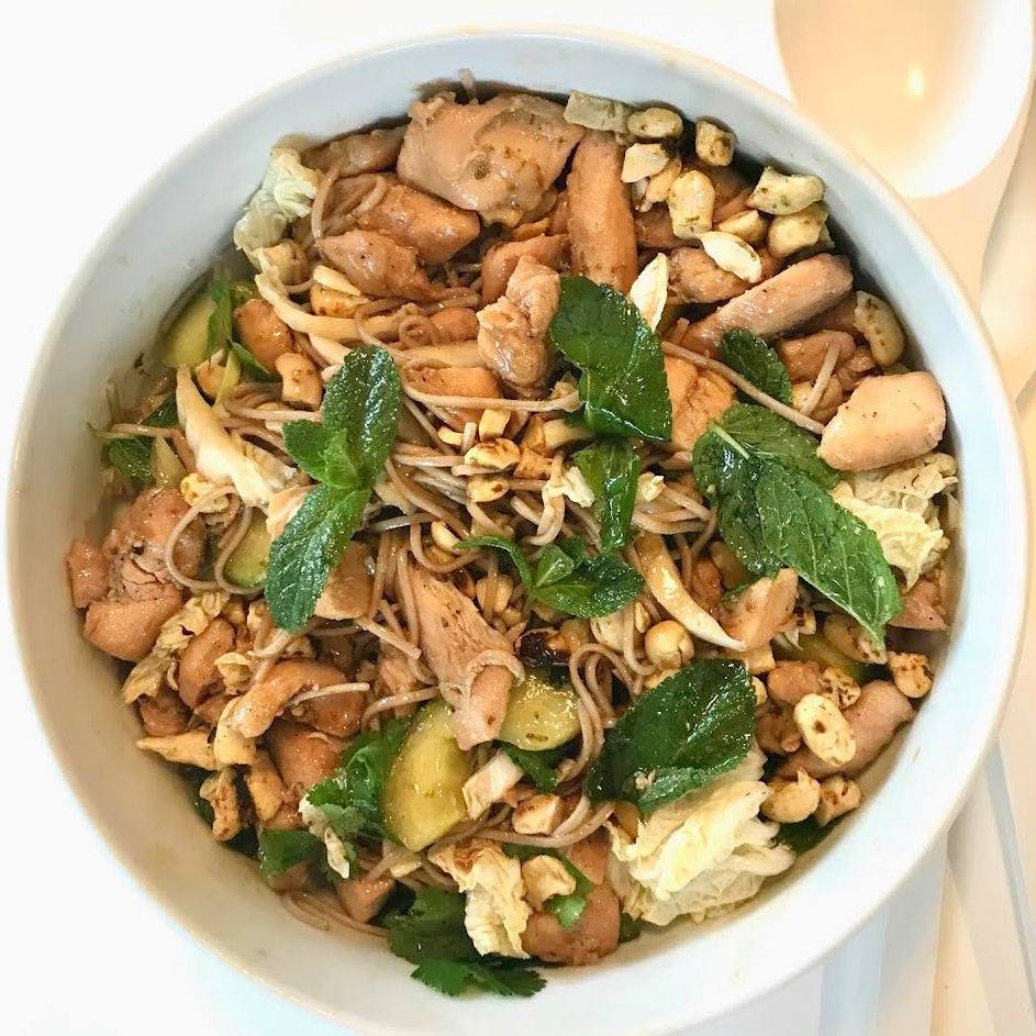 Tingling Chicken Noodle Salad – 50Hertz Tingly Foods