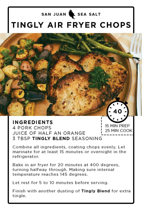Tingly Air Fryer Pork Chops