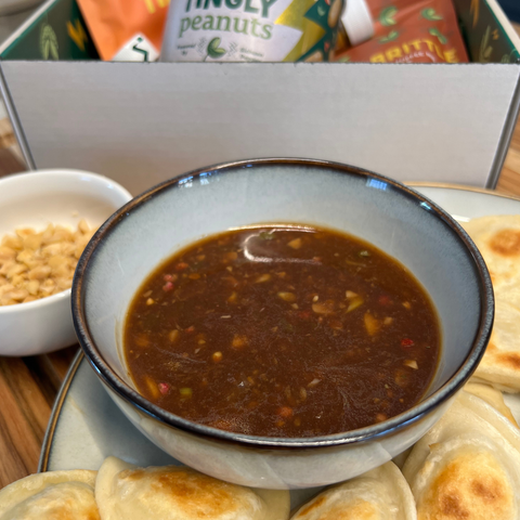 Tingly Dumpling Dipping Sauce with Sichuan Pepper
