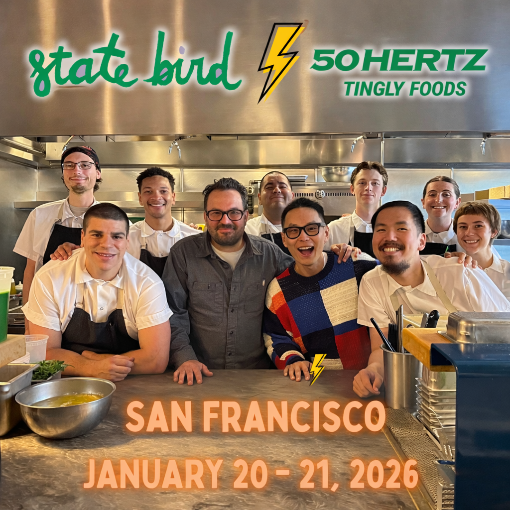 50Hertz Flavor On the Menu: A Two-Night Tingly Takeover at State Bird ...