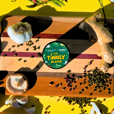 Tingly Vegetable The Tingly Blend (50Hertz x San Juan Island Sea Salt) – 50Hertz Tingly ...