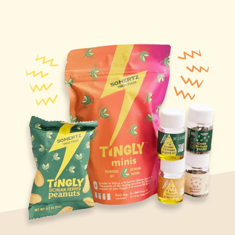 50Hertz Tingly Foods Tingly Minis Sampler Set