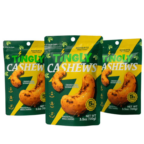 50Hertz Tingly Foods Tingly Sichuan Pepper Cashew (3.5oz)