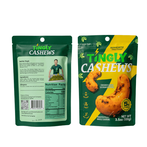 50Hertz Tingly Foods Tingly Sichuan Pepper Cashew (3.5oz)