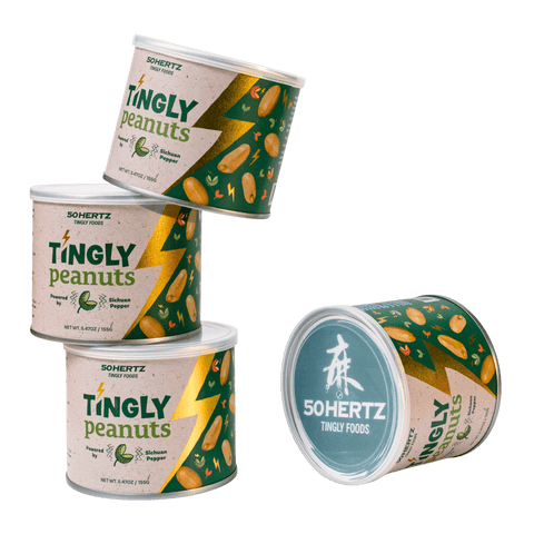 50Hertz Tingly Foods Tingly Sichuan Pepper Peanuts (5.5oz)