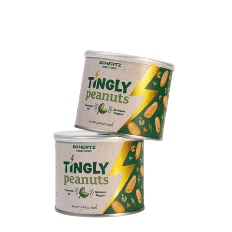 50Hertz Tingly Foods Tingly Sichuan Pepper Peanuts (5.5oz)