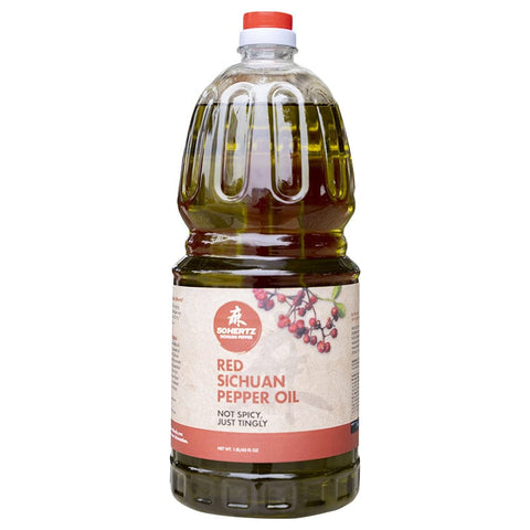 50Hertz Tingly Foods 1.8L Red Sichuan Pepper Oil Master Cast 6 Jars